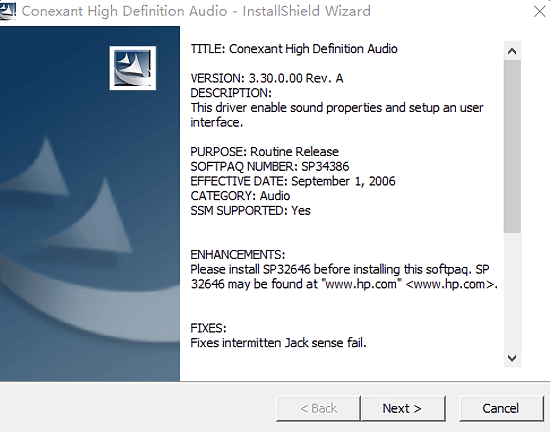 惠普声卡驱动官方版正规版v6.0.1.7564下载?3:
